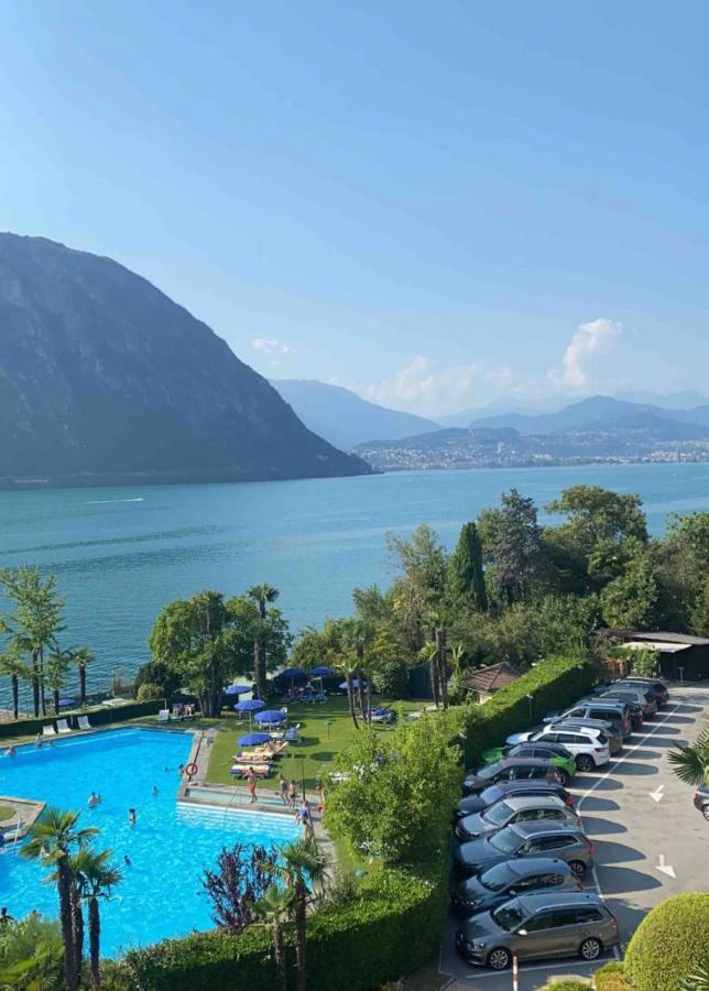 Holiday On The Lake Lugano 2 Bissone Exterior photo